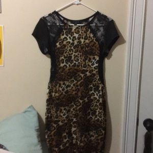 Cheetah print dress *never worn*